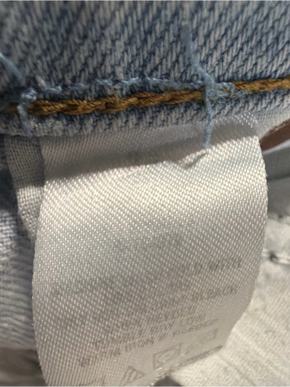 AERO Mens Slim Cut Off Denim Shorts Size 30 Distressed Blue Jean Raw Hem - Picture 8 of 11